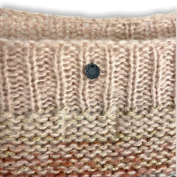 Nümph Anthropologie Wool Mohair Blend Nucharlie Knit Pullover Sweater Striped - Picture 10 of 10